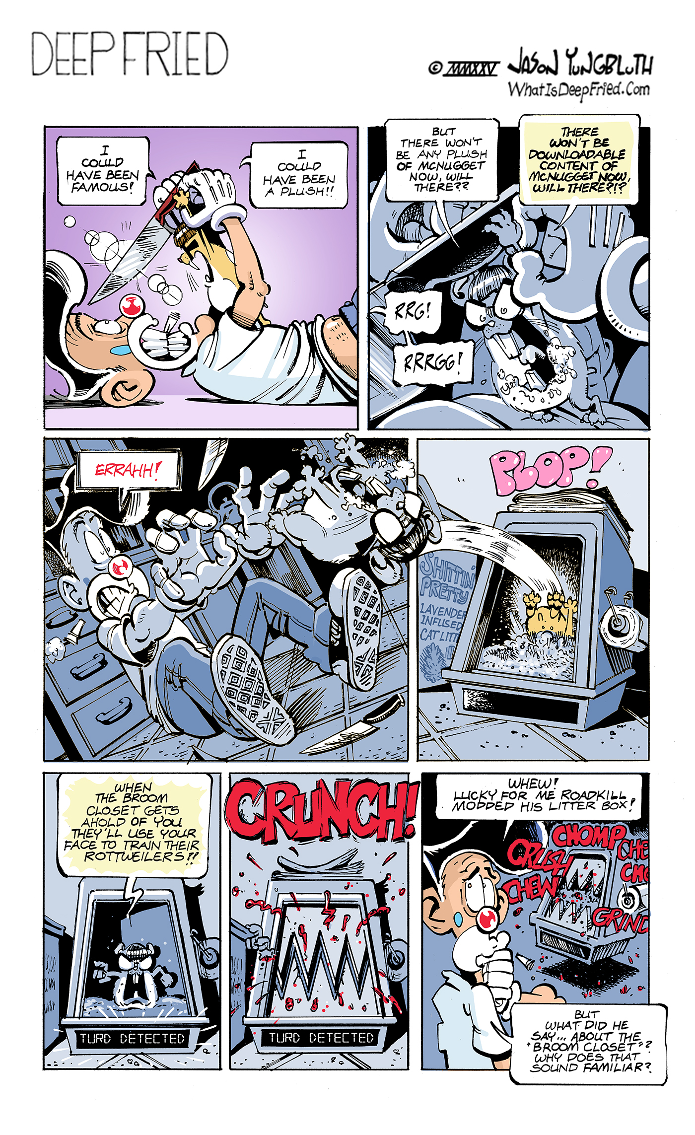 If you have never enjoyed the scent of lavendar and cat shit while you were frying up your morning fritata, you have never lived your Bag End fantasy.