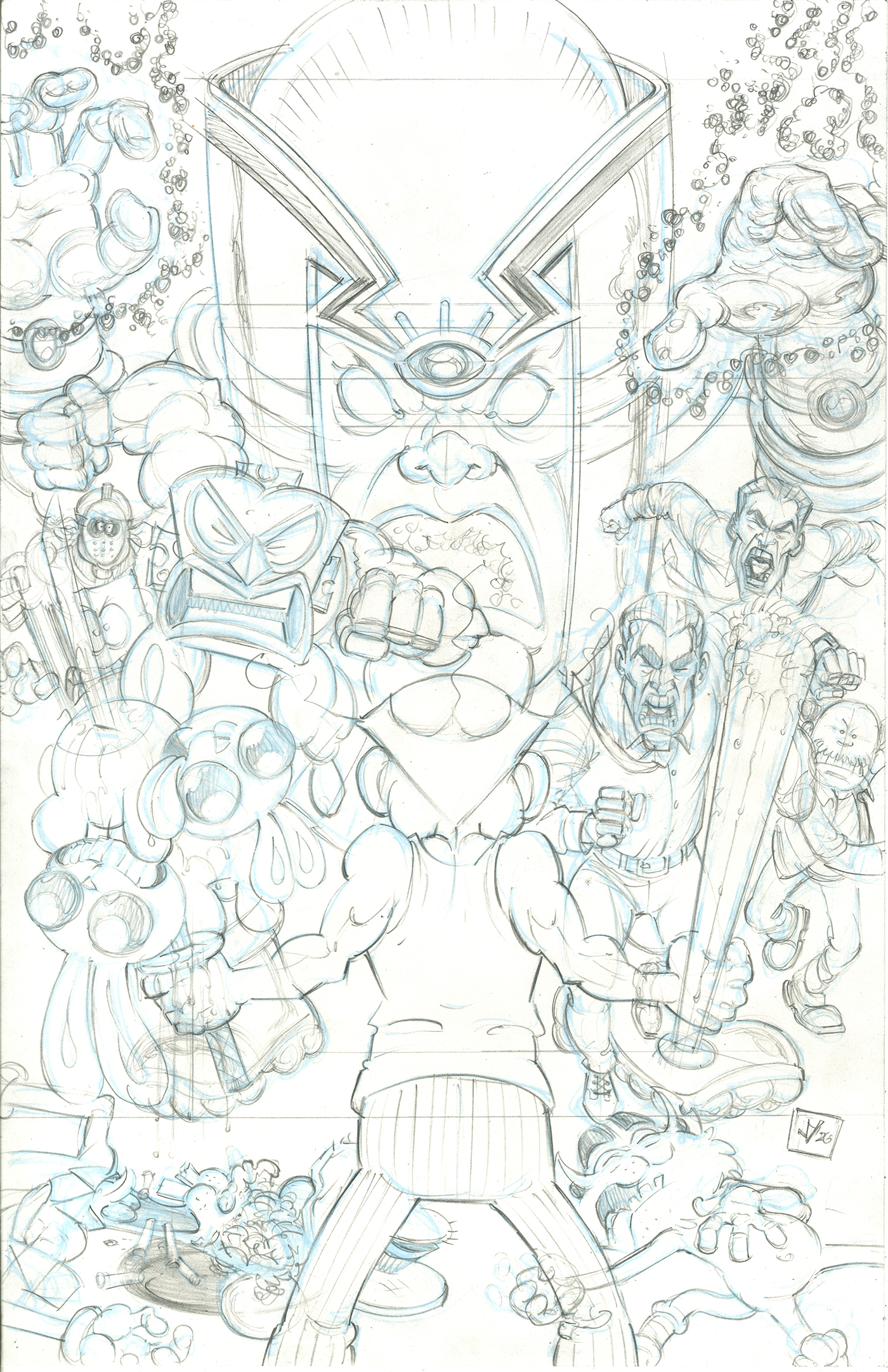Incoming! Schizophrenemies Cover Pencils!
